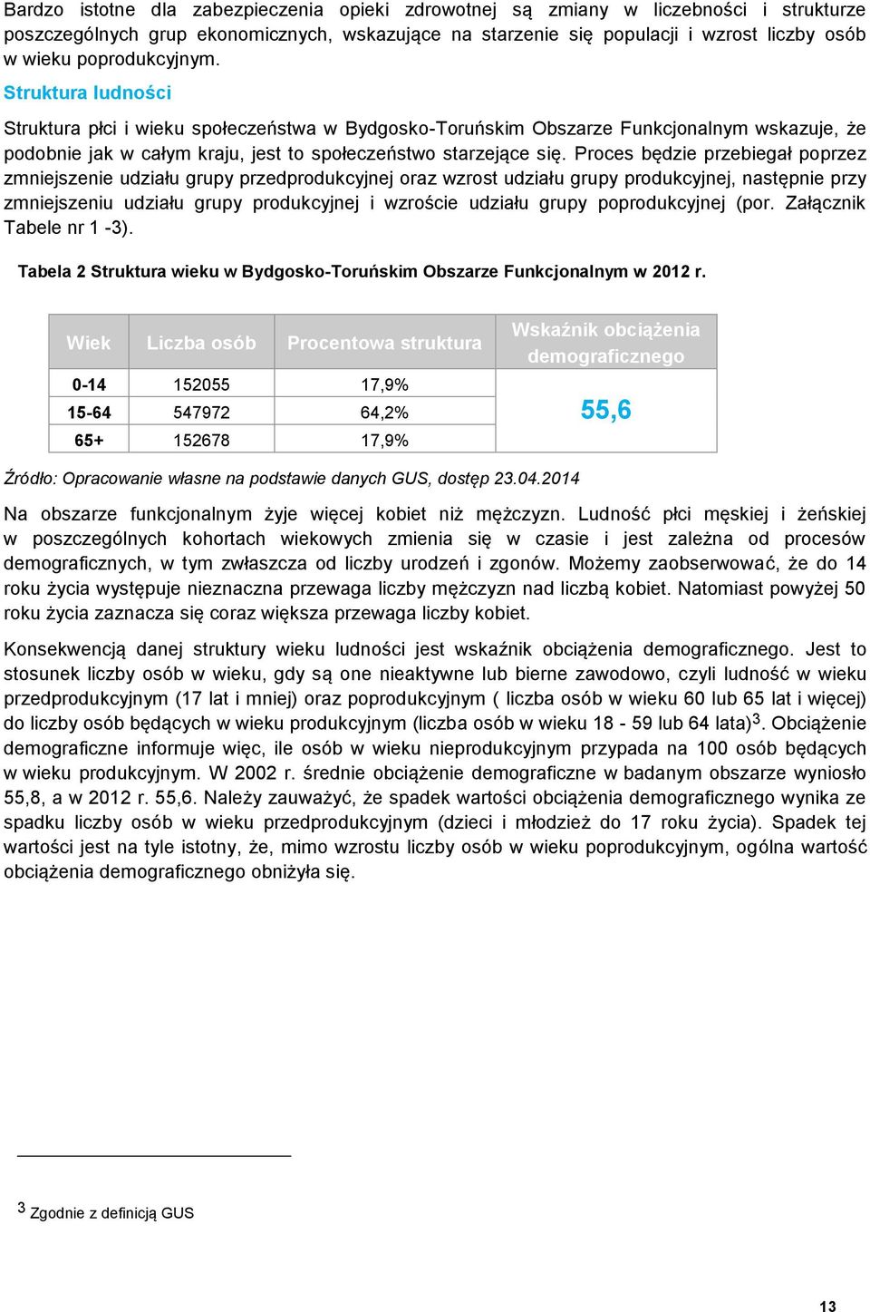 Proces będzie przebiegał poprzez zmniejszenie udziału grupy przedprodukcyjnej oraz wzrost udziału grupy produkcyjnej, następnie przy zmniejszeniu udziału grupy produkcyjnej i wzroście udziału grupy