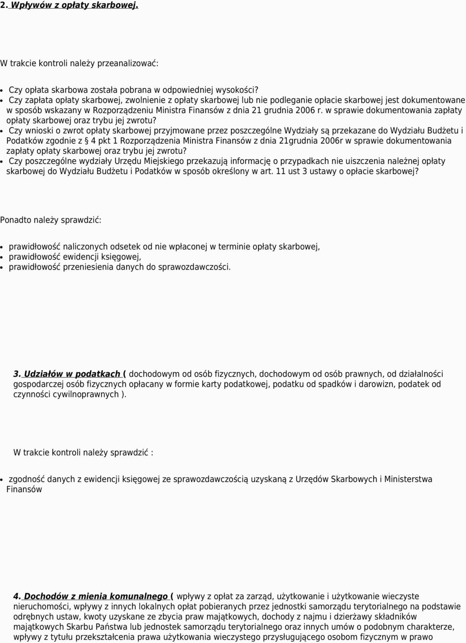 w sprawie dokumentowania zapłaty opłaty skarbowej oraz trybu jej zwrotu?