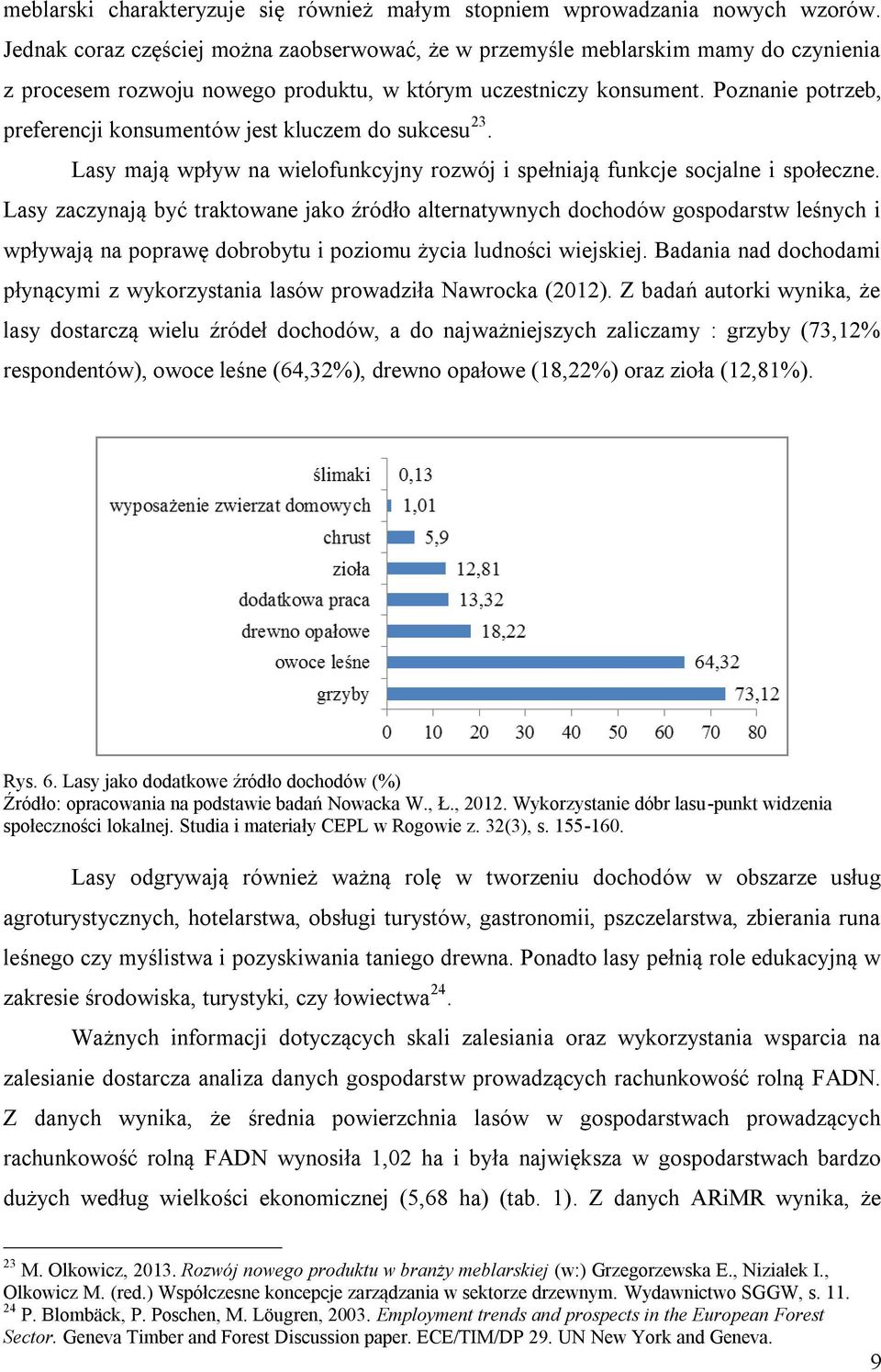 Poznanie potrzeb, preferencji konsumentów jest kluczem do sukcesu 23. Lasy mają wpływ na wielofunkcyjny rozwój i spełniają funkcje socjalne i społeczne.