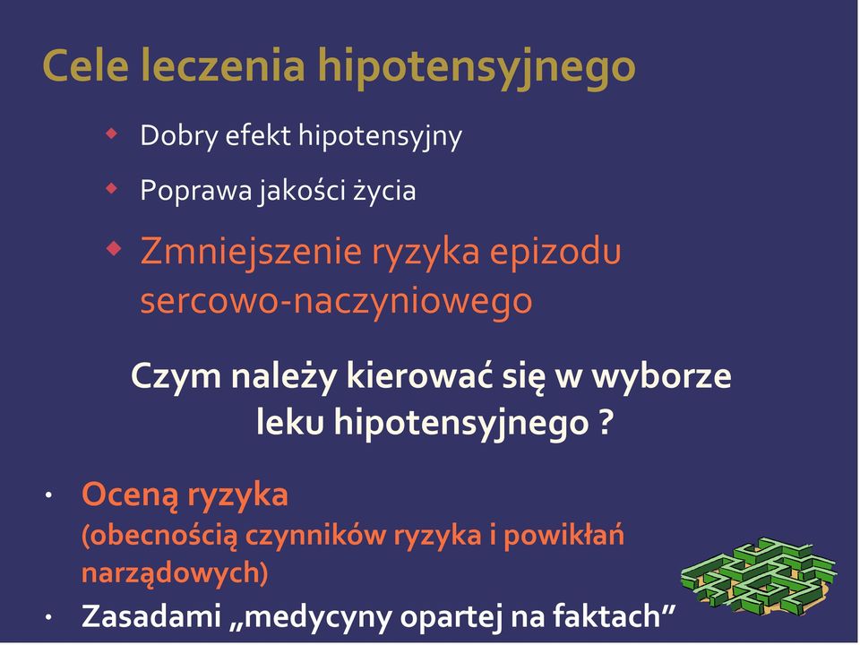 kierować się w wyborze leku hipotensyjnego?