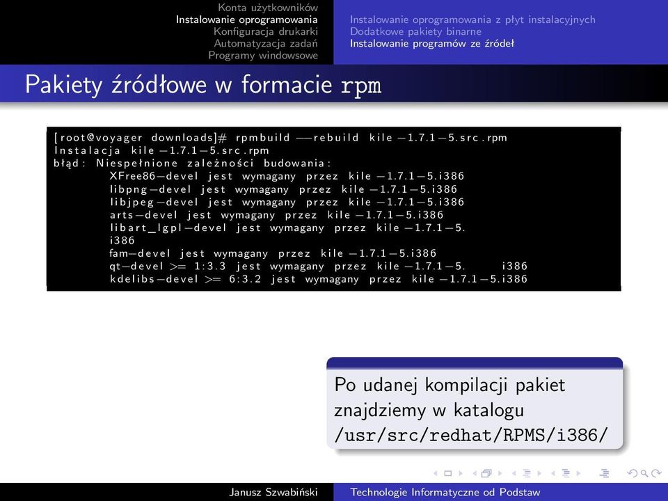 7.1 5. i386 l i b j p e g d e v e l j e s t wymagany p r z e z k i l e 1.7.1 5. i 3 8 6 arts devel j e s t wymagany przez k il e 1.7.1 5. i386 l i b a r t _ l g p l d e v e l j e s t wymagany p r z e z k i l e 1.