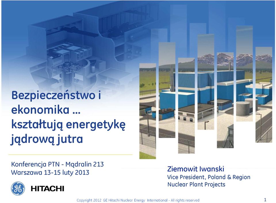 Iwanski Vice President, Poland & Region Nuclear Plant Projects
