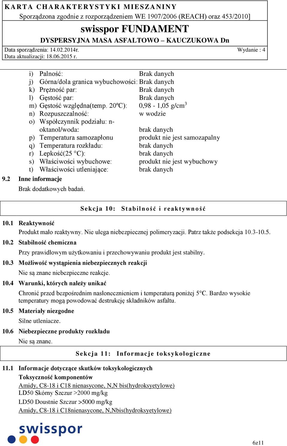 2 Inne informacje Brak dodatkowych badań.