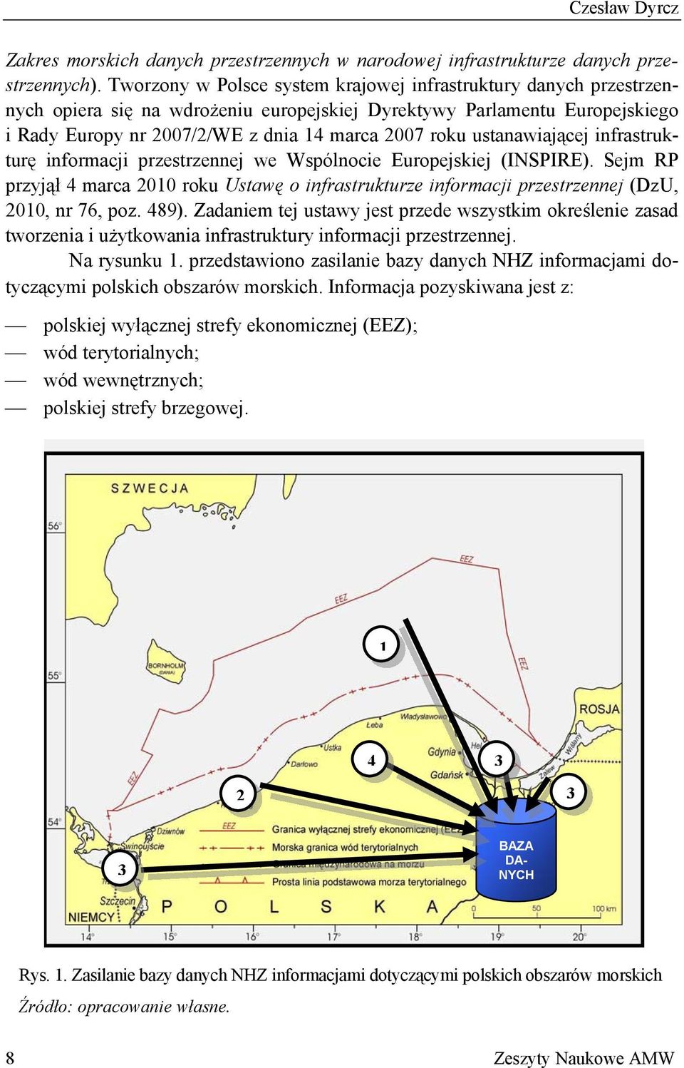 ustanawiającej infrastrukturę informacji przestrzennej we Wspólnocie Europejskiej (INSPIRE). Sejm RP przyjął 4 marca 2010 roku Ustawę o infrastrukturze informacji przestrzennej (DzU, 2010, nr 76, poz.