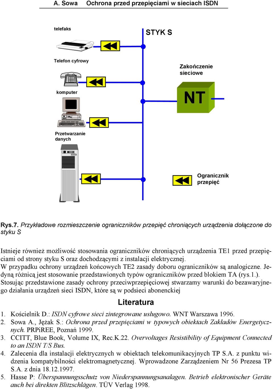 orz dochodzącymi z instlcji elektrycznej. W przypdku ochrony urządzeń końcowych E2 zsdy dooru ogrniczników są nlogiczne.