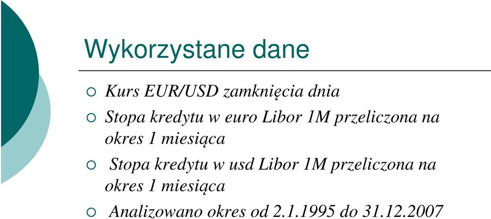 miesiąca opa kredyu w usd Libor 1M przeliczona na