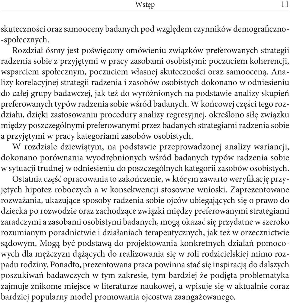 skuteczności oraz samooceną.