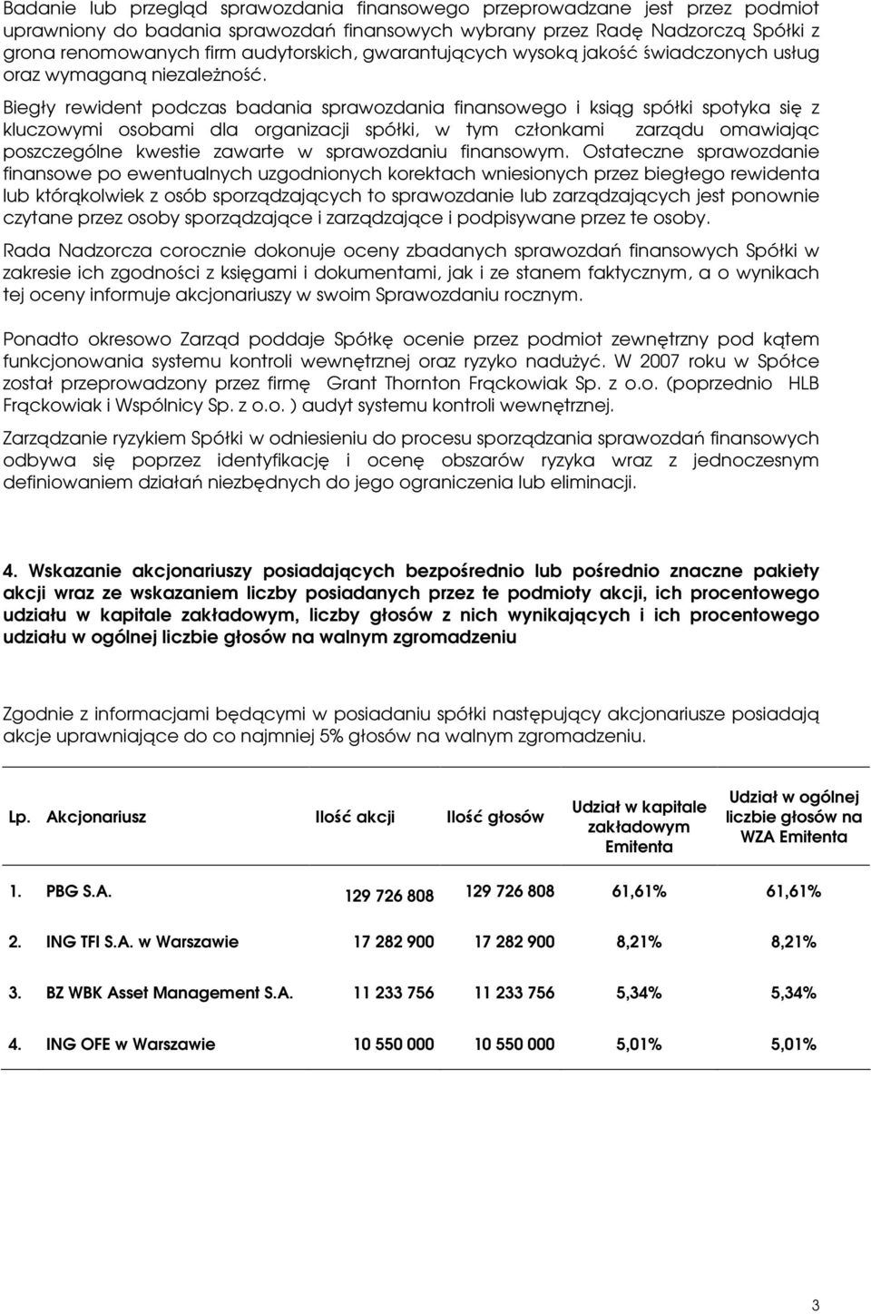 Biegły rewident podczas badania sprawozdania finansowego i ksiąg spółki spotyka się z kluczowymi osobami dla organizacji spółki, w tym członkami zarządu omawiając poszczególne kwestie zawarte w