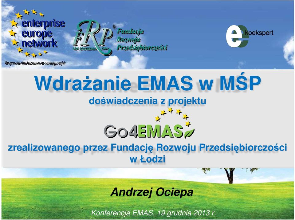 Rozwoju Przedsiębiorczo biorczości ci w
