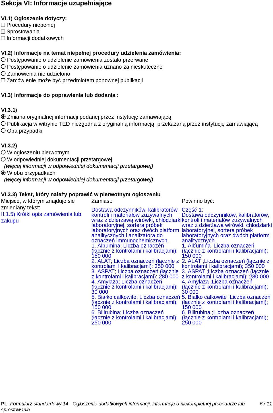 udzielono Zamówienie może być przedmiotem ponownej publikacji VI.3)
