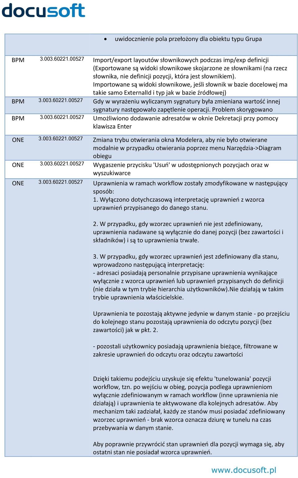 Importowane są widoki słownikowe, jeśli słownik w bazie docelowej ma takie samo ExternalId i typ jak w bazie źródłowej) BPM 3.003.60221.