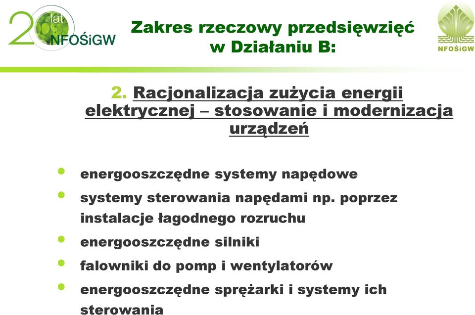 energooszczędne systemy napędowe systemy sterowania napędami np.