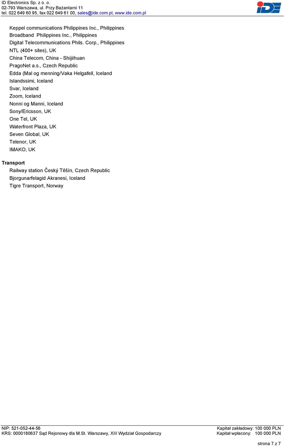 NTL (400+ si