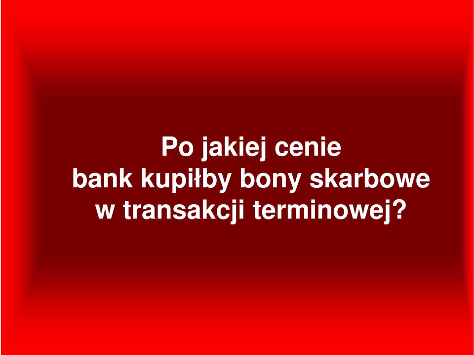 bony skarbowe w