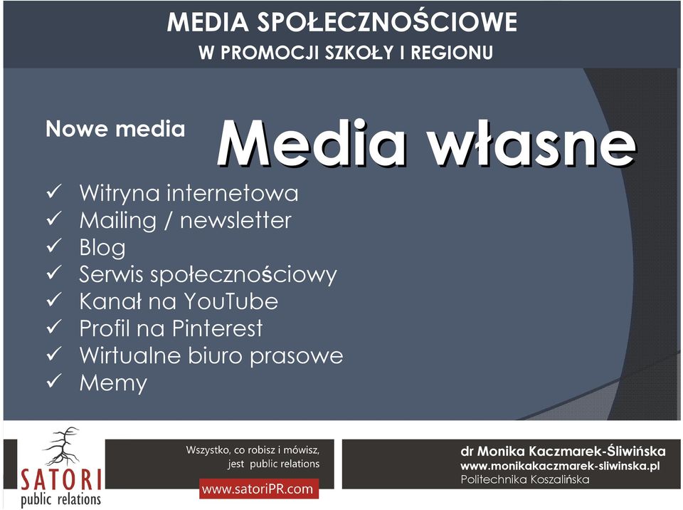 Serwis społecznościowy Kanał na YouTube