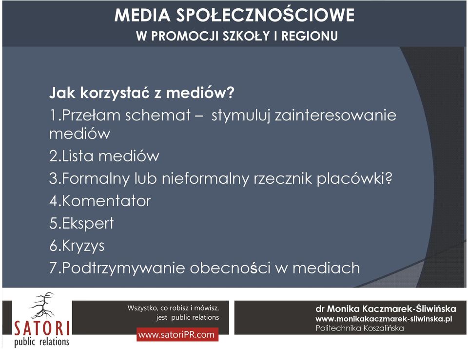 Lista mediów 3.