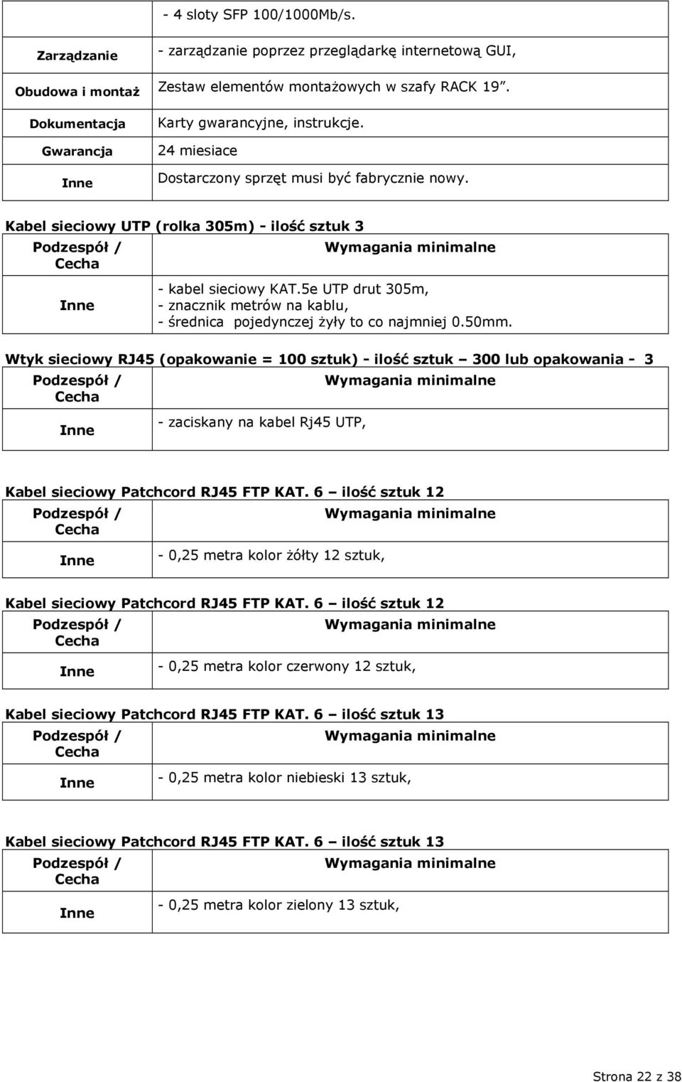 Wtyk sieciowy RJ45 (opakowanie = 100 sztuk) - ilość sztuk 300 lub opakowania - 3 - zaciskany na kabel Rj45 UTP, Kabel sieciowy Patchcord RJ45 FTP KAT.