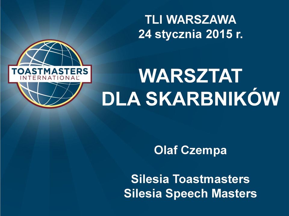 WARSZTAT DLA SKARBNIKÓW