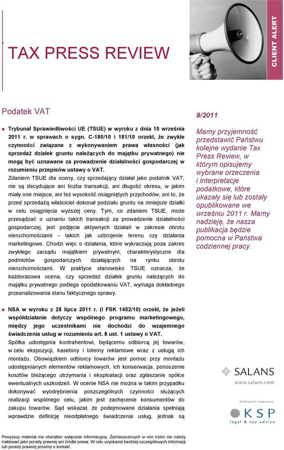 gospodarczej w rozumieniu przepisów ustawy o VAT.