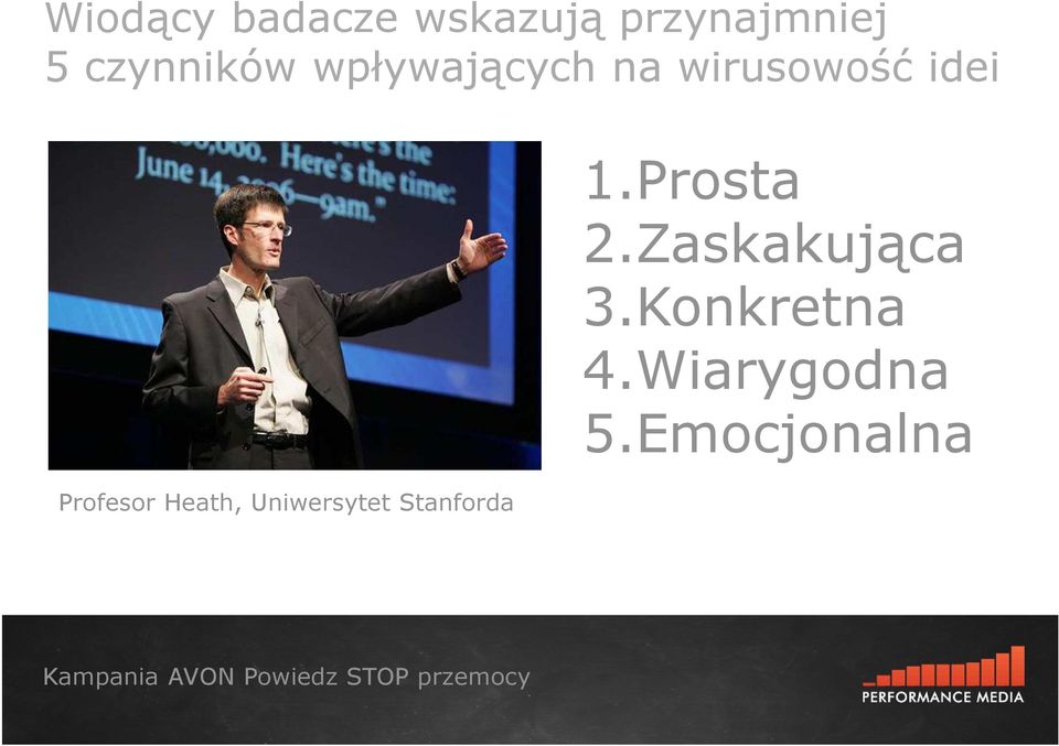 Profesor Heath, Uniwersytet Stanforda 1.