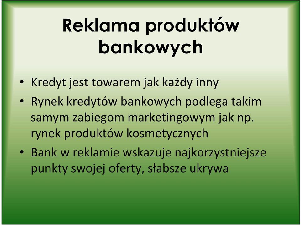 marketingowym jak np.