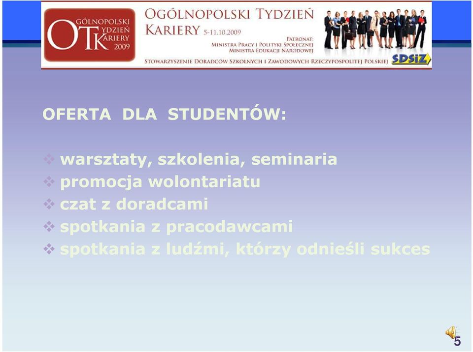 wolontariatu czat z doradcami spotkania