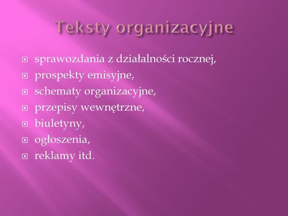 schematy organizacyjne, przepisy