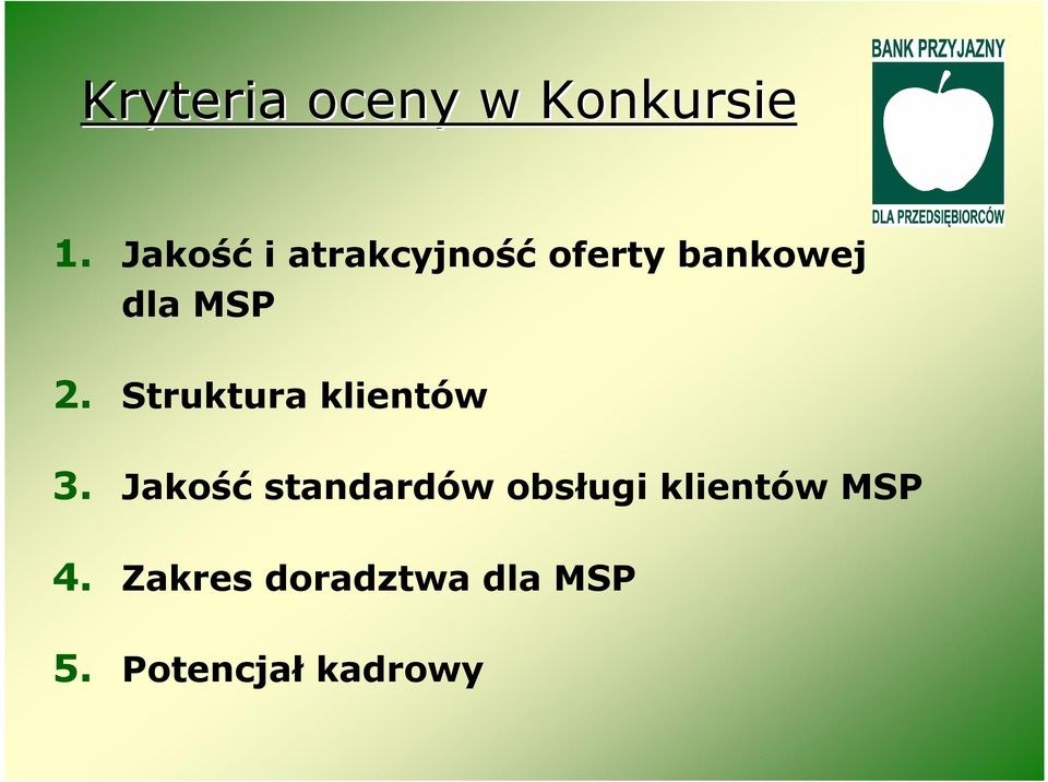 2. Struktura klientów 3.