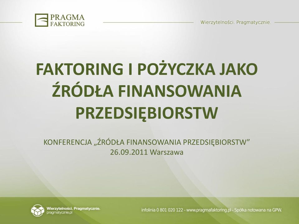KONFERENCJA ŹRÓDŁA  26.09.