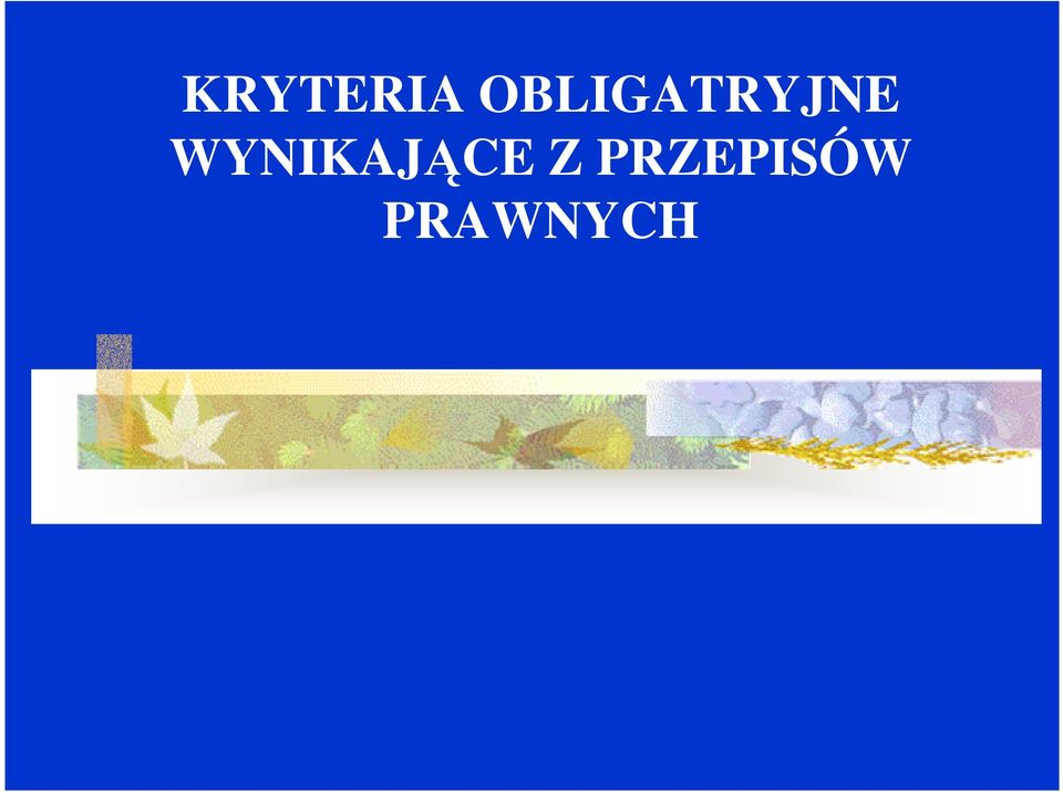 WYNIKAJĄCE Z