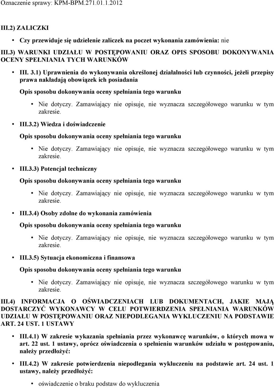 3.5) Sytuacja ekonomiczna i finansowa III.