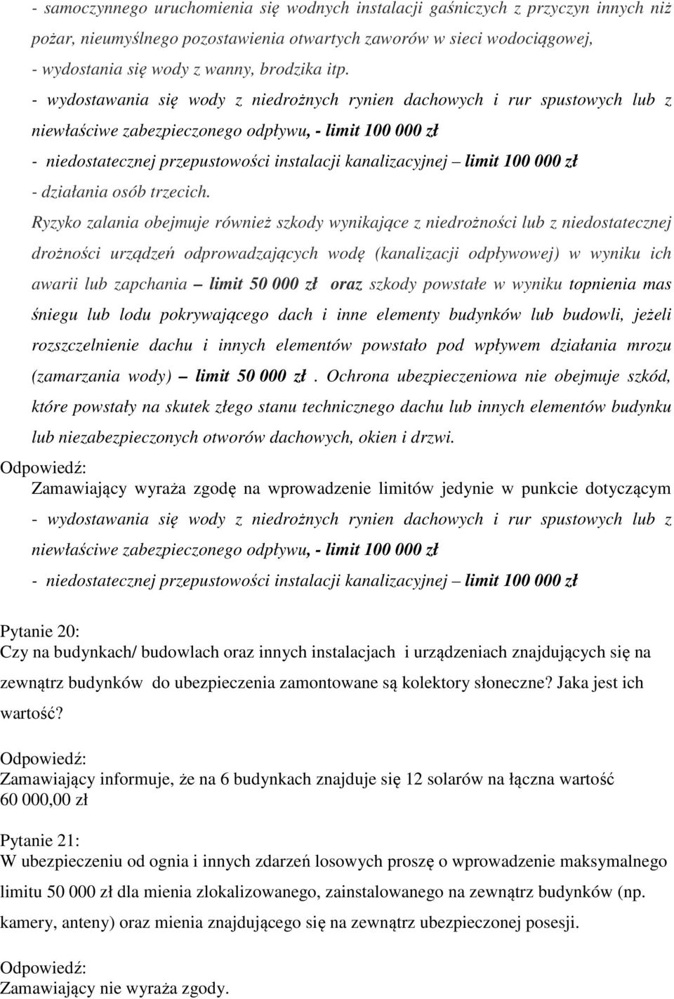 limit 100 000 zł - działania osób trzecich.
