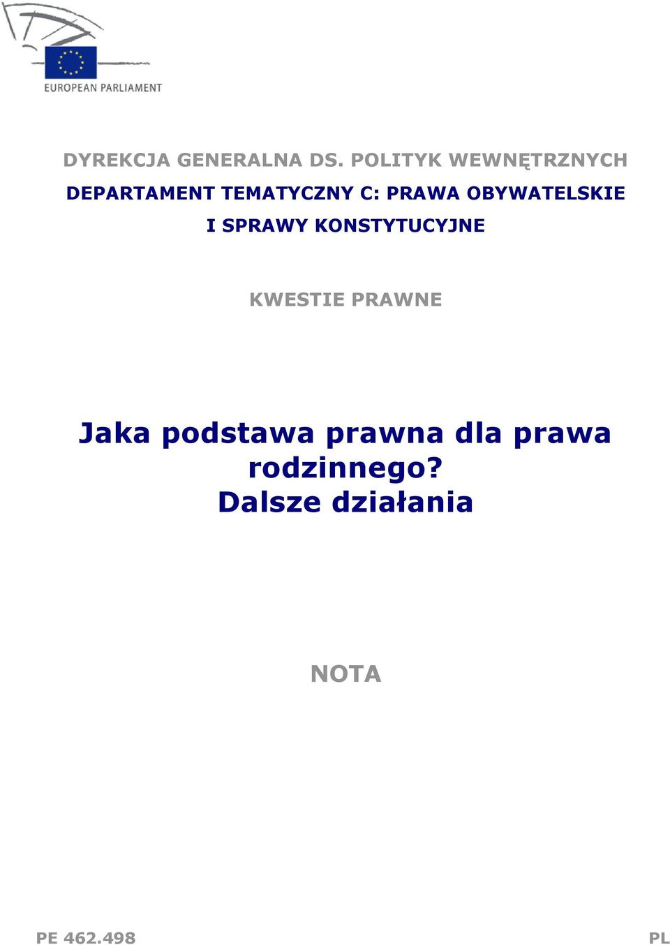 PRAWA OBYWATELSKIE I SPRAWY KONSTYTUCYJNE KWESTIE