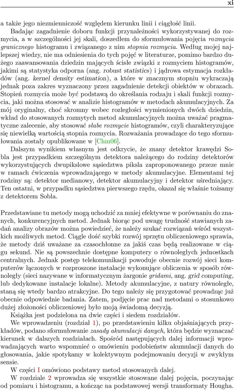 stopnia rozmycia.