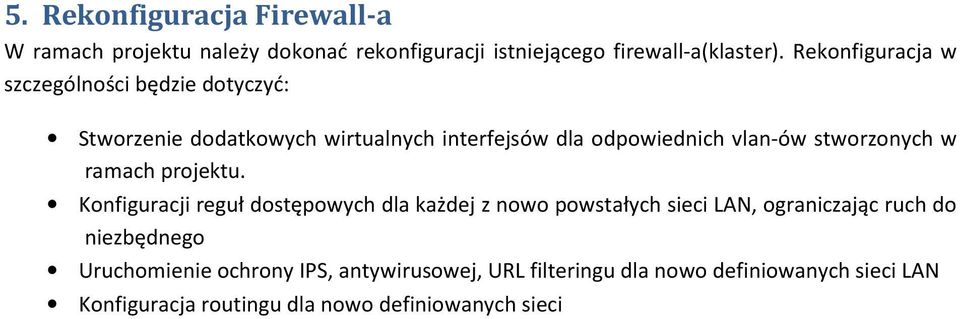 stworzonych w ramach projektu.