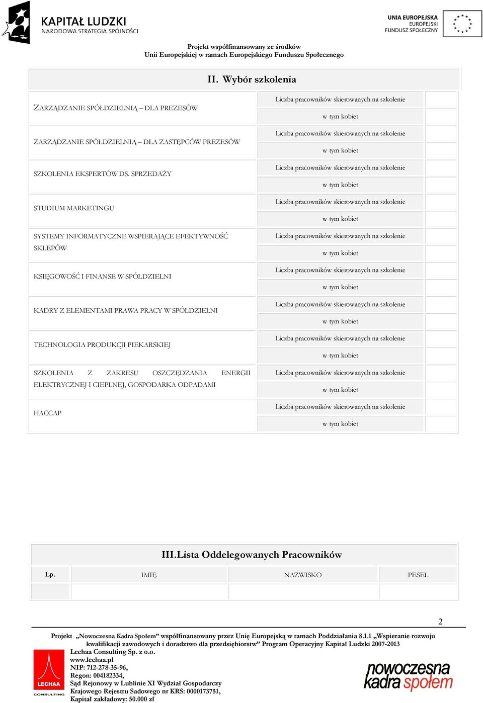 SPRZEDAśY STUDIUM MARKETINGU SYSTEMY INFORMATYCZNE WSPIERAJĄCE EFEKTYWNOŚĆ SKLEPÓW KSIĘGOWOŚĆ I FINANSE W SPÓŁDZIELNI