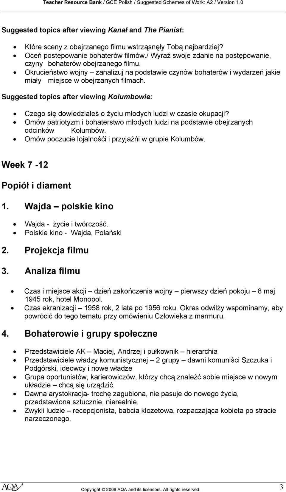 Suggested topics after viewing Kolumbowie: Czego się dowiedziałeś o życiu młodych ludzi w czasie okupacji? Omów patriotyzm i bohaterstwo młodych ludzi na podstawie obejrzanych odcinków Kolumbów.
