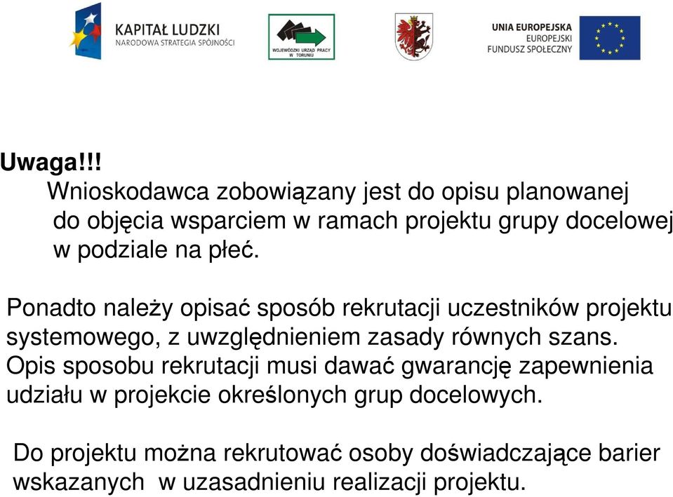 podziale na płeć.