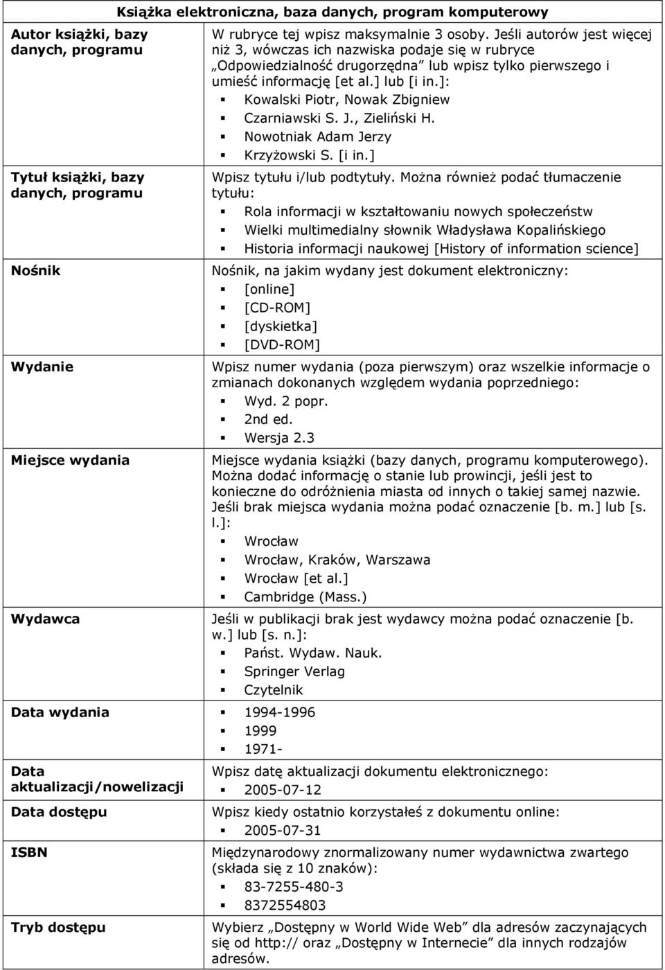 ]: Kowalski Piotr, Nowak Zbigniew Czarniawski S. J., Zieliński H. Nowotniak Adam Jerzy Krzyżowski S. [i in.] Wpisz tytułu i/lub podtytuły.