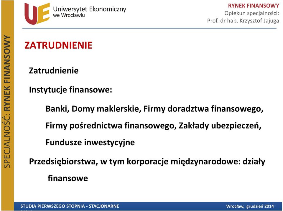 finansowego, Zakłady ubezpieczeń, Fundusze inwestycyjne