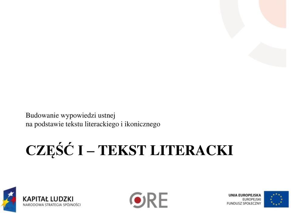 tekstu literackiego i