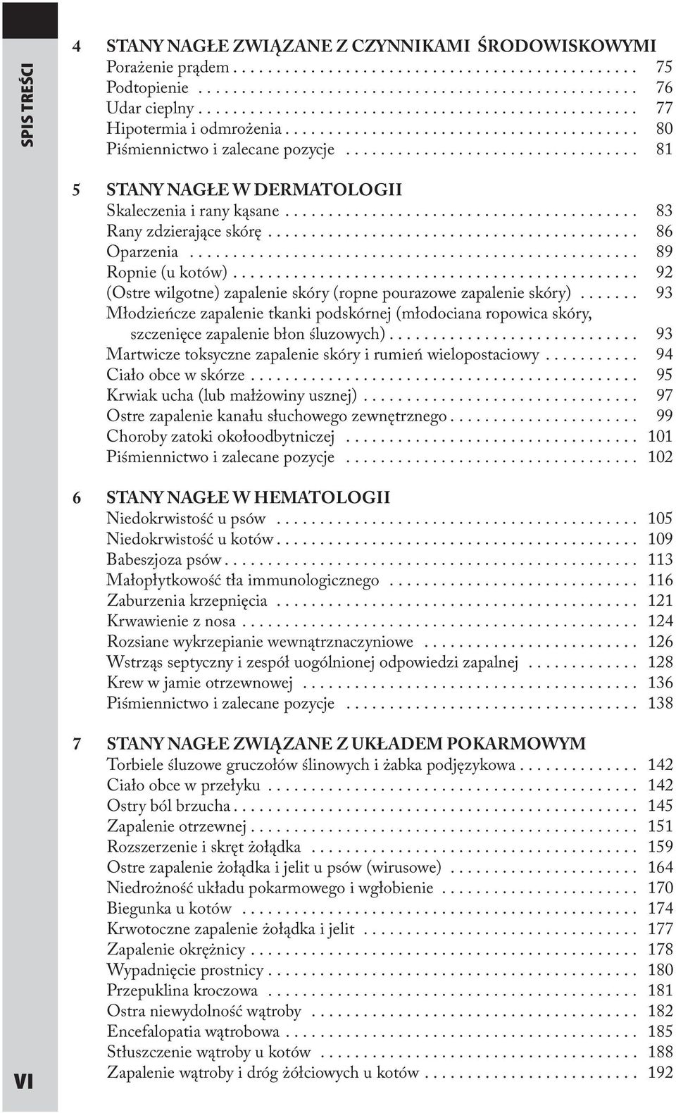 ... 92 (Ostre wilgotne) zapalenie skóry (ropne pourazowe zapalenie skóry)... 93 Młodzieńcze zapalenie tkanki podskórnej (młodociana ropowica skóry, szczenięce zapalenie błon śluzowych).