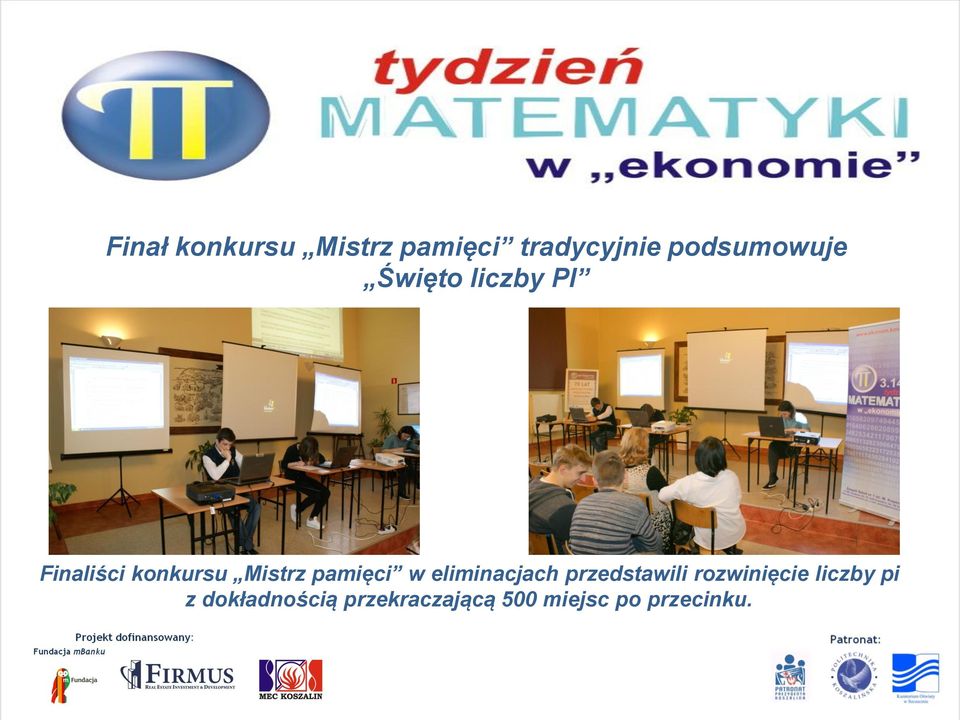 Mistrz pamięci w eliminacjach przedstawili