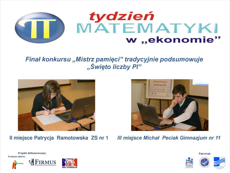 PI II miejsce Patrycja Ramotowska ZS