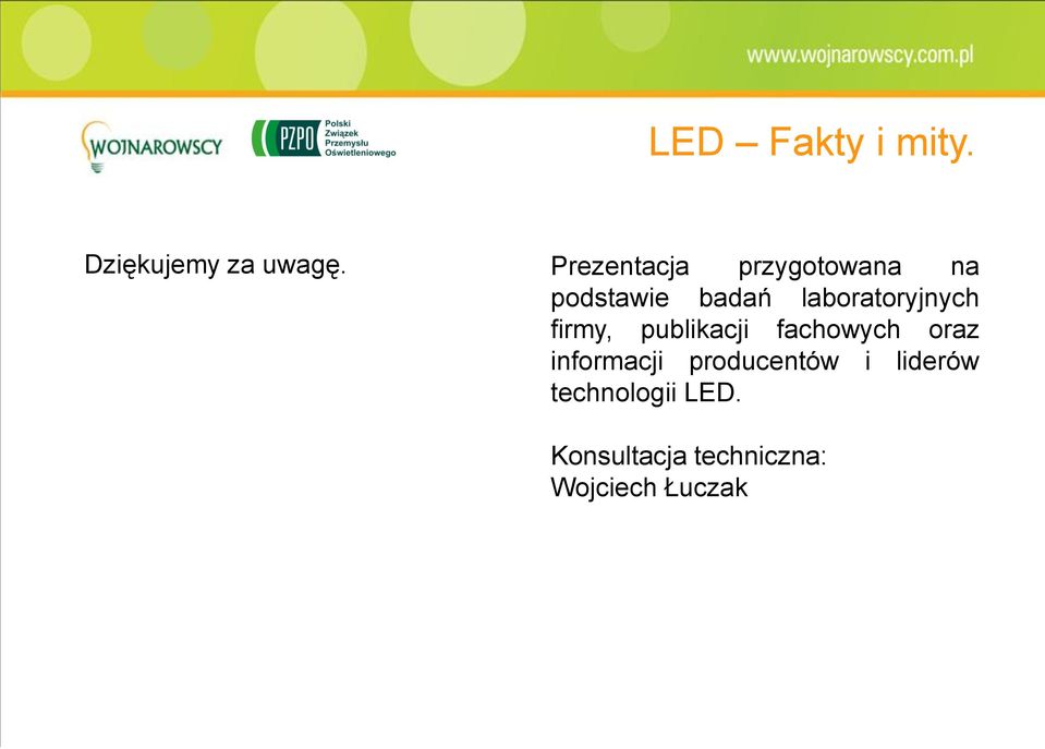 laboratoryjnych firmy, publikacji fachowych oraz