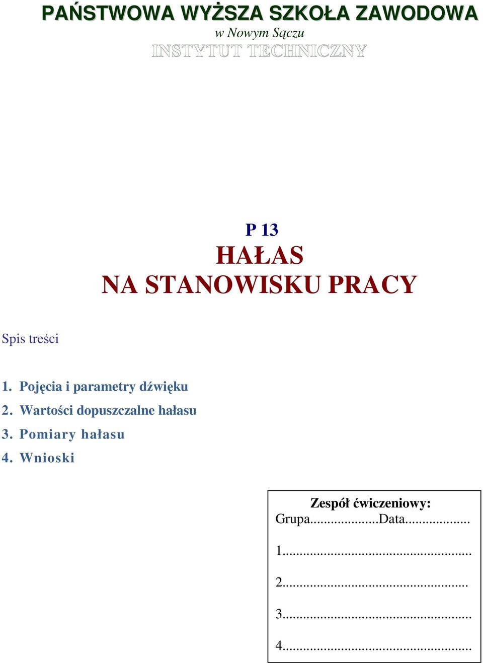 Pojęcia i parametry dźwięku 2.
