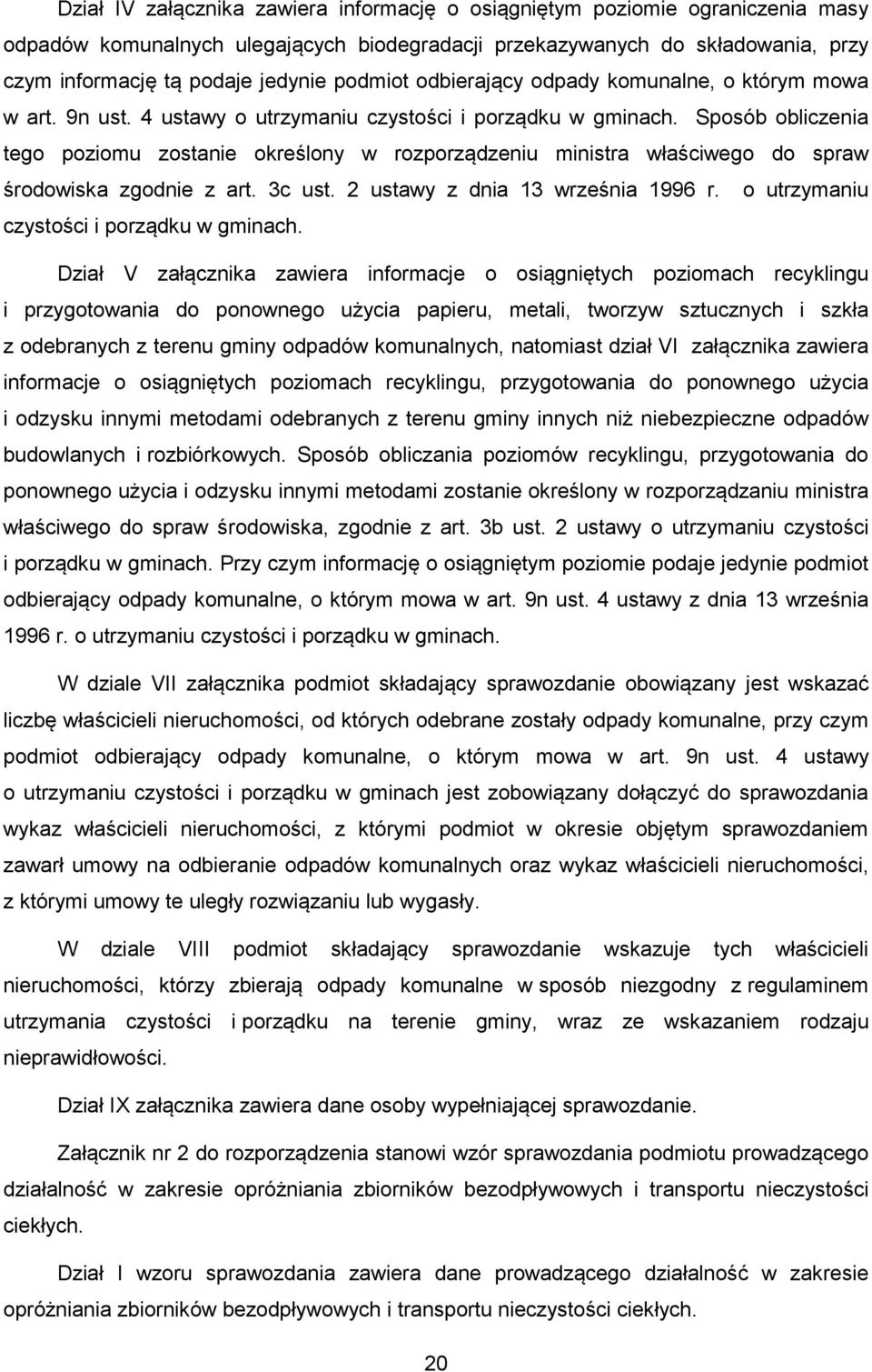 3c ust. 2 ustawy z dnia 13 września 1996 r. o utrzymaniu czystości i porządku w gminach.