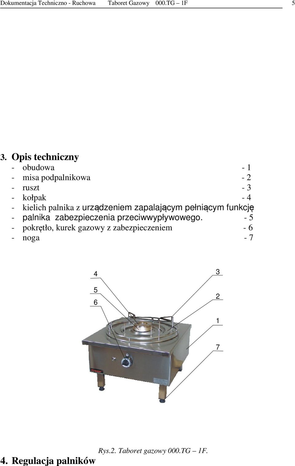palnika z urządzeniem zapalającym pełniącym funkcję - palnika zabezpieczenia
