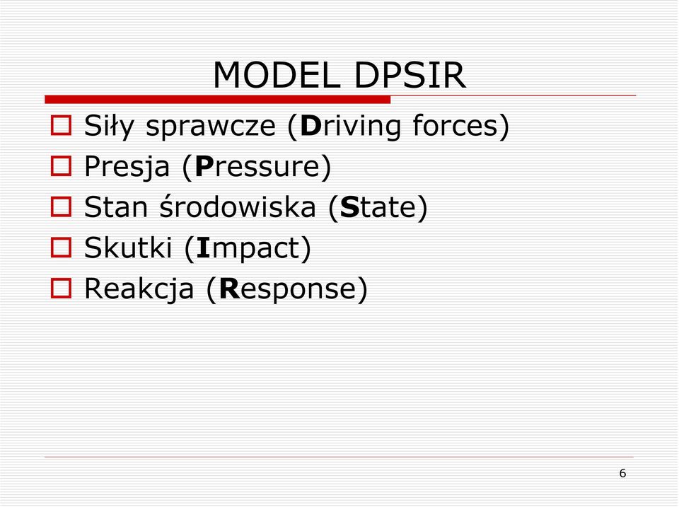 (Pressure) Stan środowiska