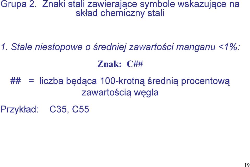 chemiczny stali 1.